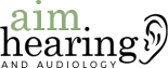 Aim Hearing and Audiology header logo