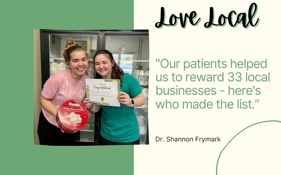 Celebrating Love for Local 2023: Honoring the Top 33 Local Businesses and Organizations Nominated by Our Patients